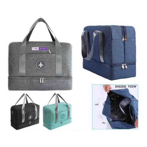 Dry and wet separation storage bag
