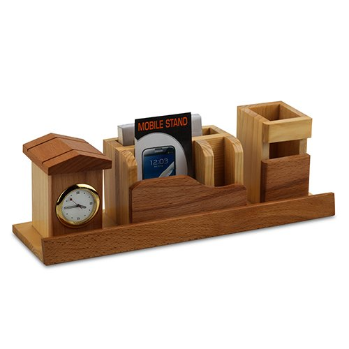 Wooden Desktop Holder