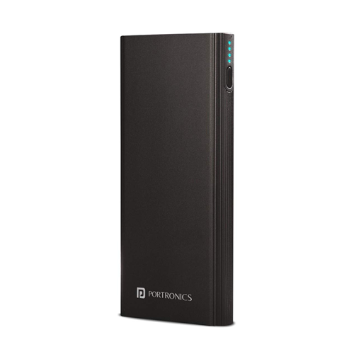 Portronics Power M 10K 10000 mAh Metal Housing Power Bank with Dual Input