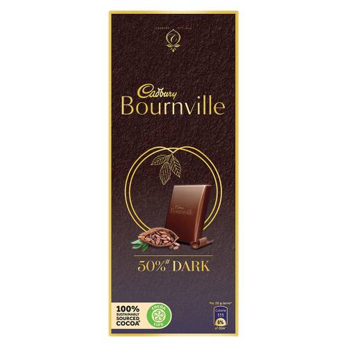 Cadbury Bournville Rich Cocoa Dark Chocolate Bar- 80g