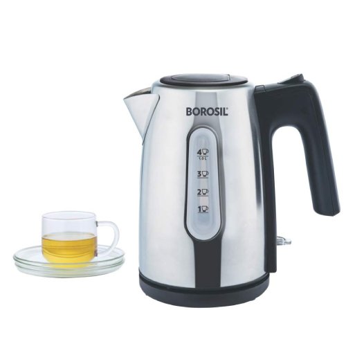 Borosil Daisy BKE10LSSB12 1-Litre Kettle