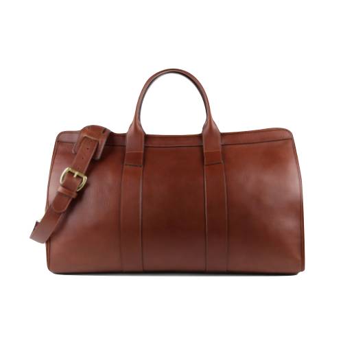 Travel In Style Leather Duffel Bag