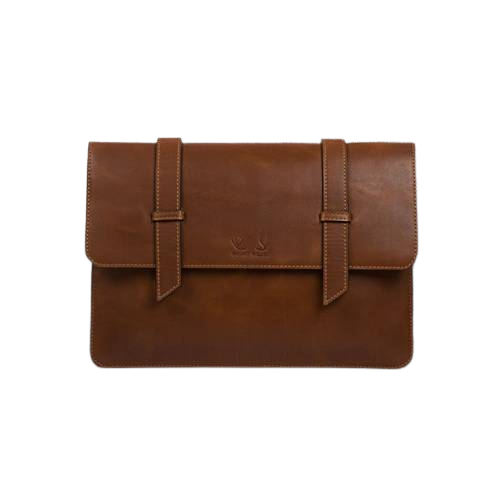 Oslo Laptop Sleeve- Tan Leather