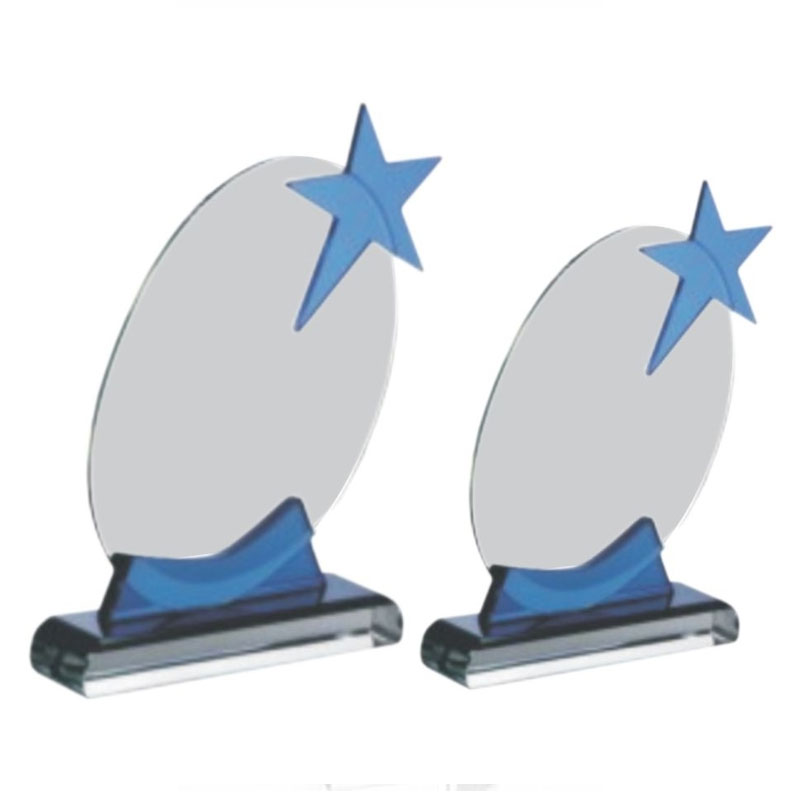 Optical Crystal Glass Trophy