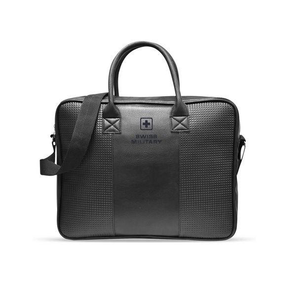 Swiss Military Premium Leatherette Laptop Bag Plb4
