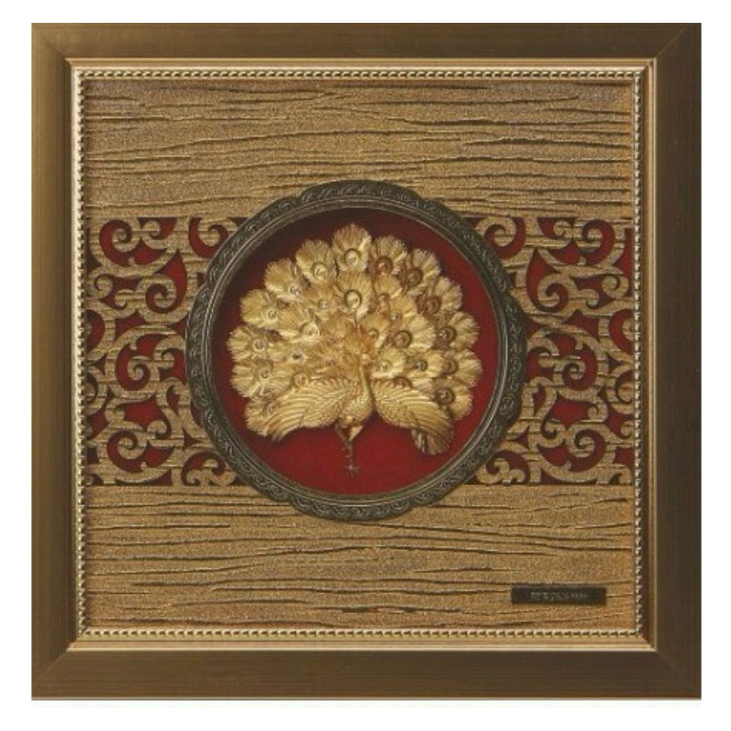 Peacock Carving Frame