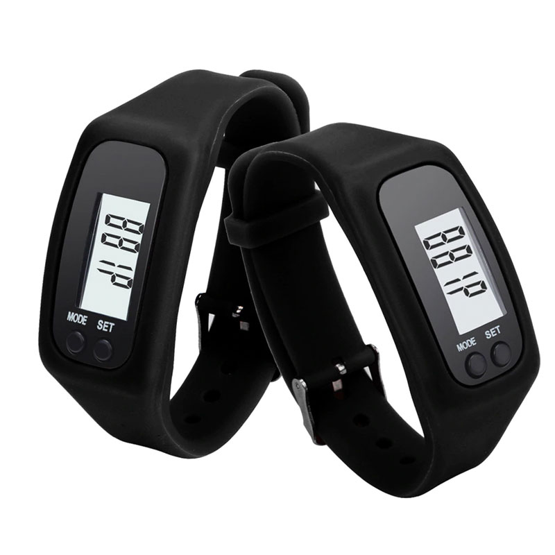 Buy Slicemall Fitness Tracker with Heart Rate Monitor Watch Activity Step Pedometer  Bracelet Sport Equipment for Men Women and Kids for iOS & Android App -  Black, Free One Pair Wristband Online