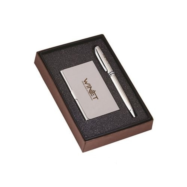 Pen & Visiting Card Holder set