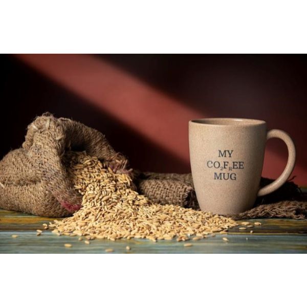 Smaller Footprint  Rice Husk Mug 