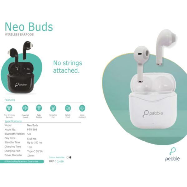 Pebble Neo Buds Wireless Earpods