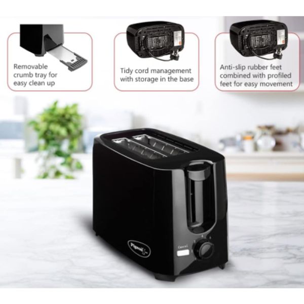 Pigeon by Stovekraft 2 Slice Auto Pop up Toaster