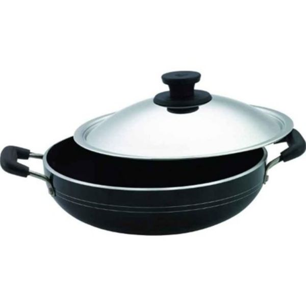 Pigeon Non-Stick Kadhai with Stainless Steel 