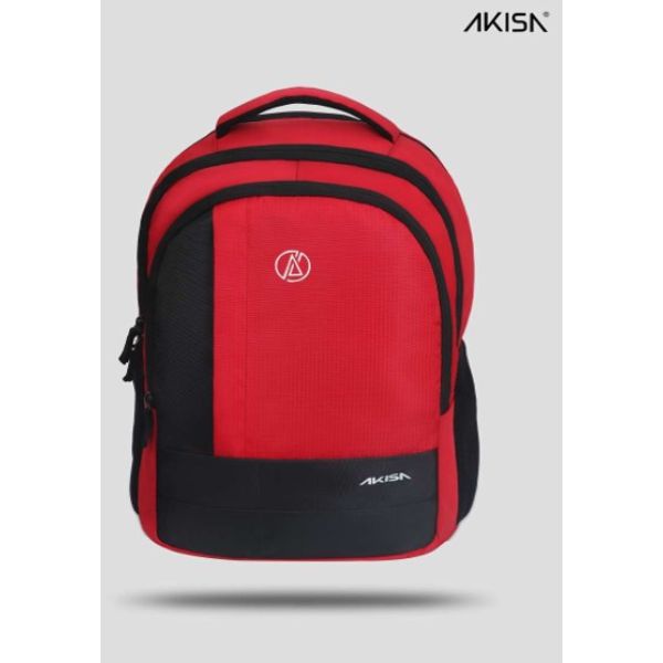 Akisa Laptop Backpack in Red 