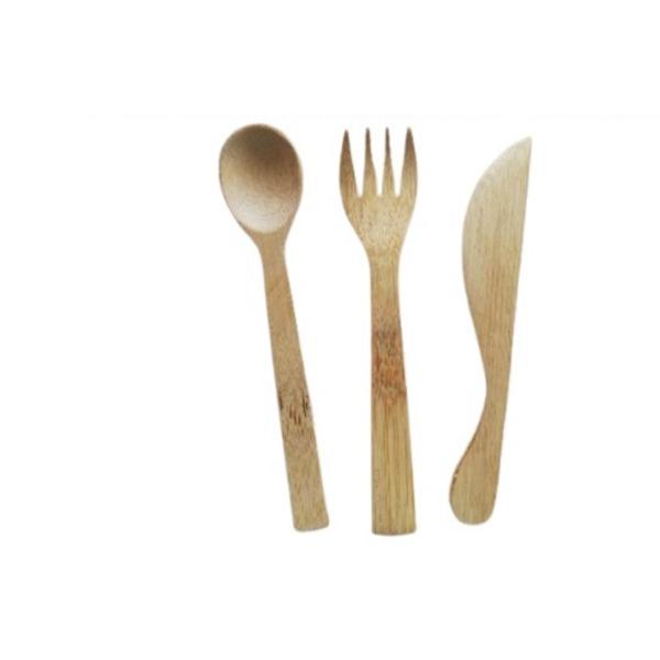 Bamboo Cutlery - Spoon Fork and Knife 