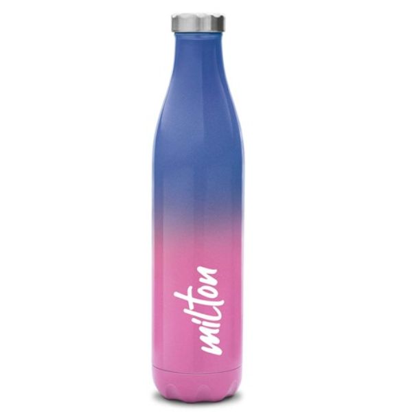 Milton Prudent Thermosteel Hot and Cold Bottle Pink Blue