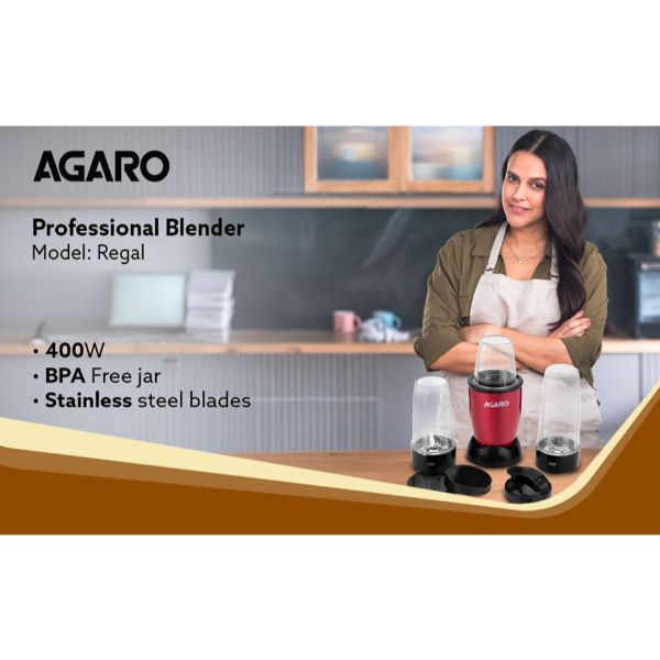 AGARO Regal 3 Jar Personal Blender
