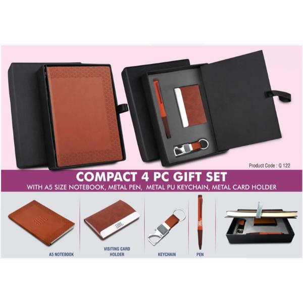Compact 4 Pc Tan Gift Set