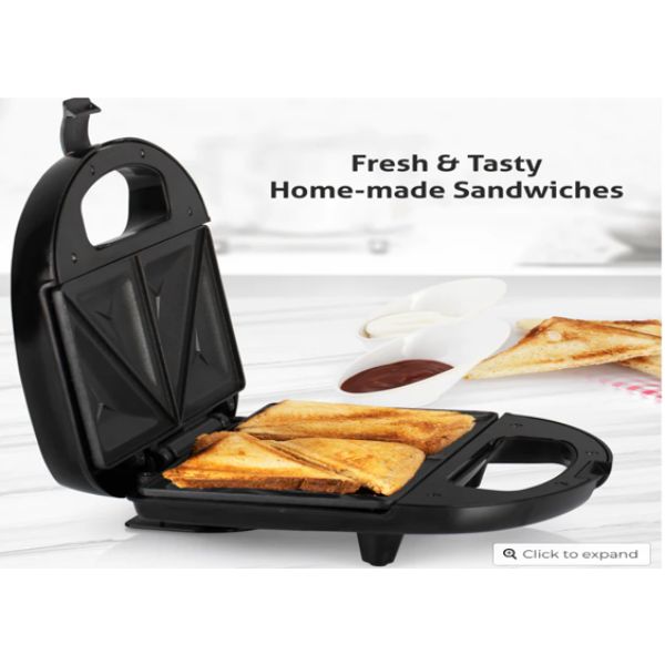 Electric Sandwich Maker with Non-Stick Coating Plates