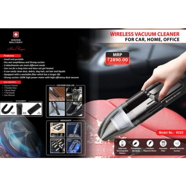 Swiss Military Wireless Vacuum Cleaner