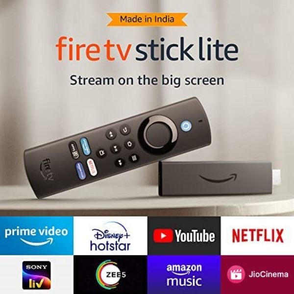 Fire TV Stick Lite with all new Alexa Voice Remote Lite