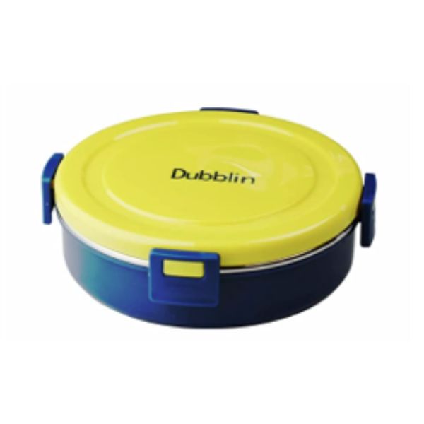 DUBBLIN Mint Stainless Steel Round Lunch Box 