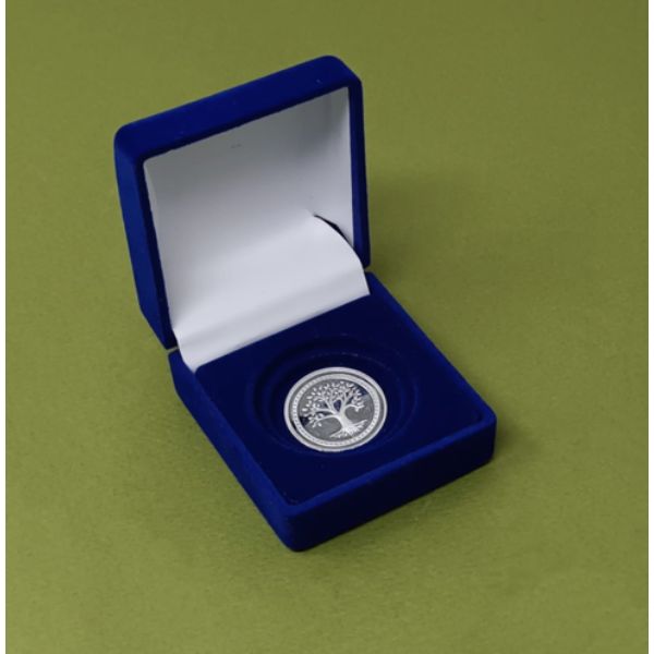 Silver coin with Box 