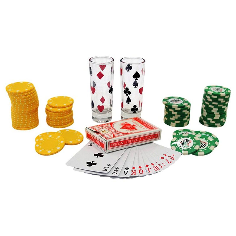 Poker Drinking Game Set