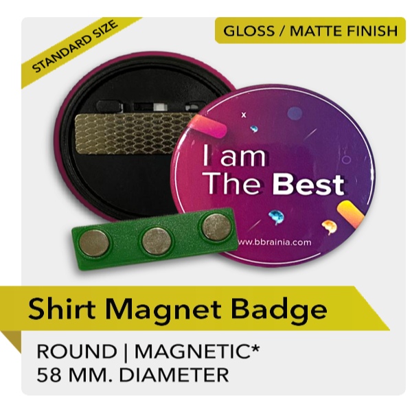 Round Magnet Badge