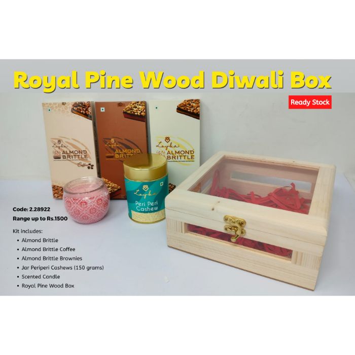 Royal Pine Wood Diwali WOWbox