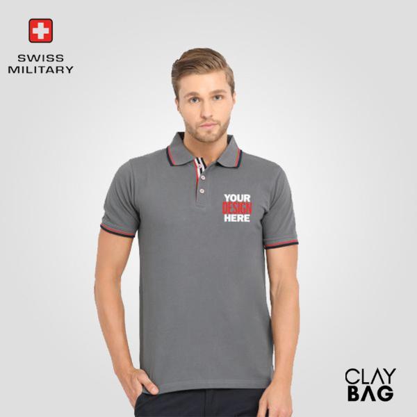 Swiss Military Polo T-shirt with Tipping 