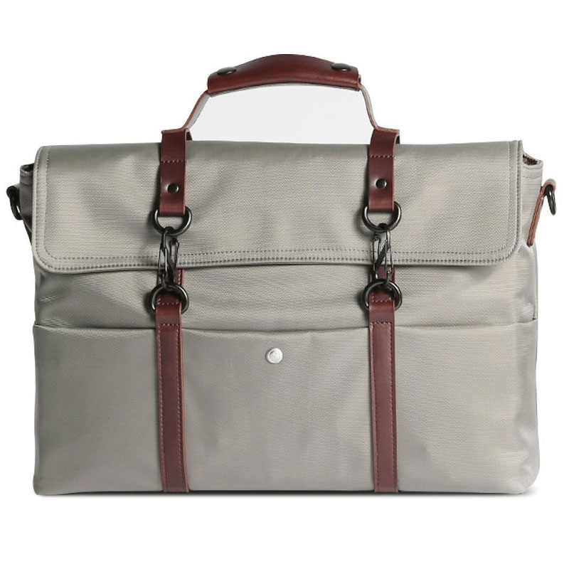 The Retro Canvas Matt Grey Messenger Bag