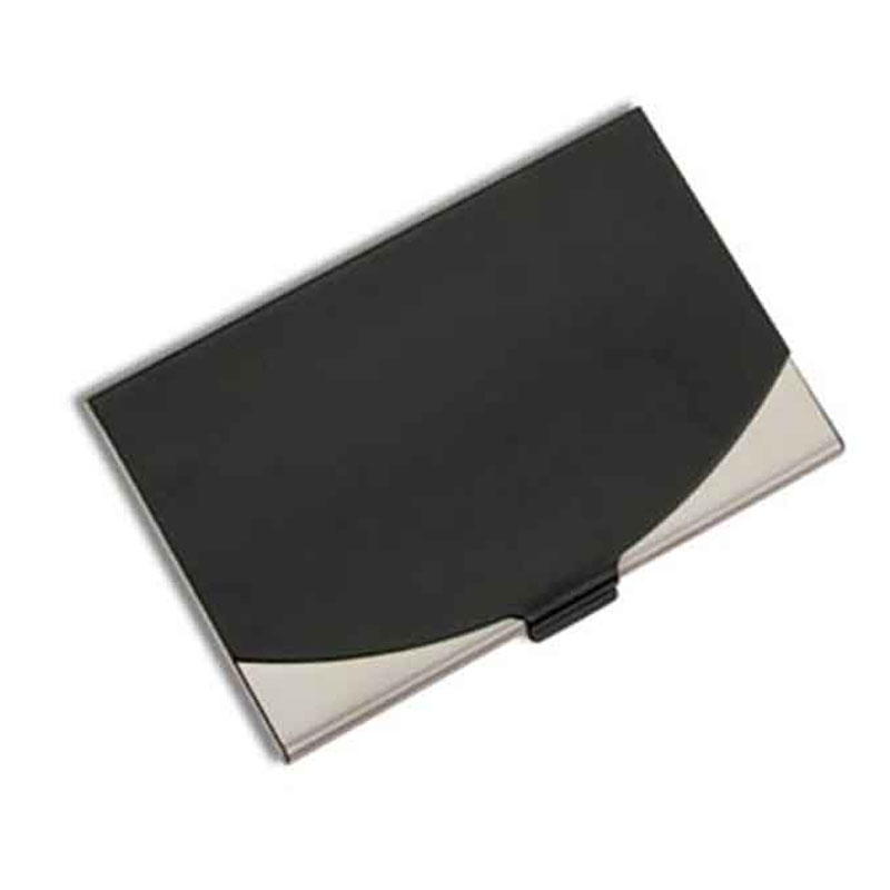 Stainless Steel Black Visiting Card Holder