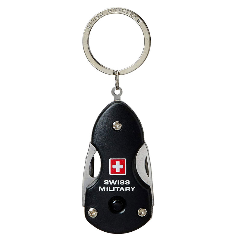 Swiss Military Black Keychain - 2