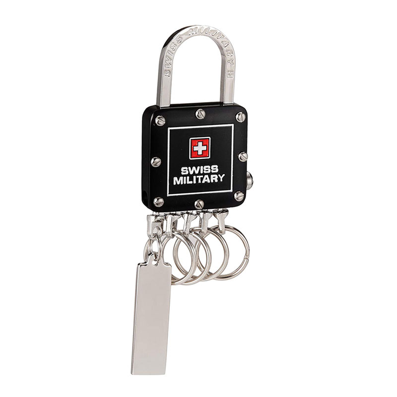 Swiss Military Black Keychain