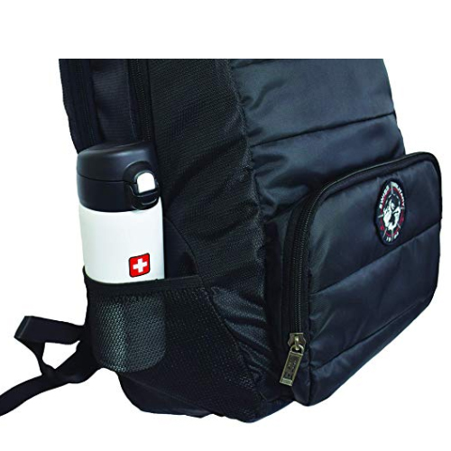 Swiss military black clearance casual backpack