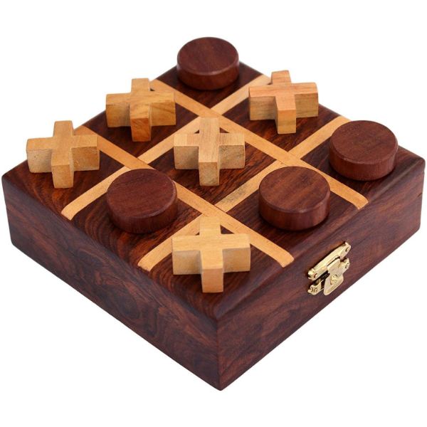 Tic Tac Toe Wooden Noughts and Crosses