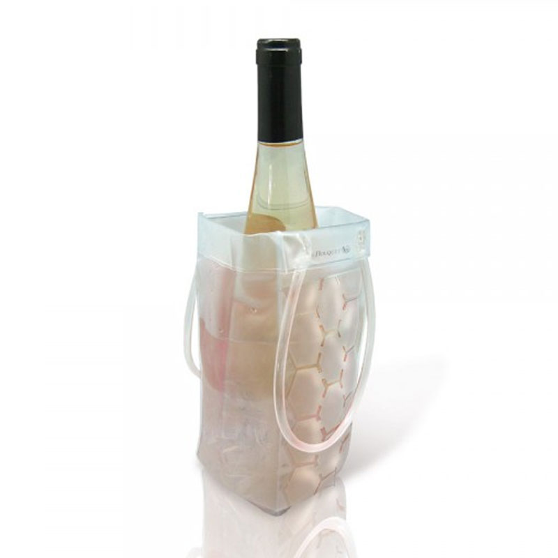 Transparent Cooler Bucket Bag With Handle