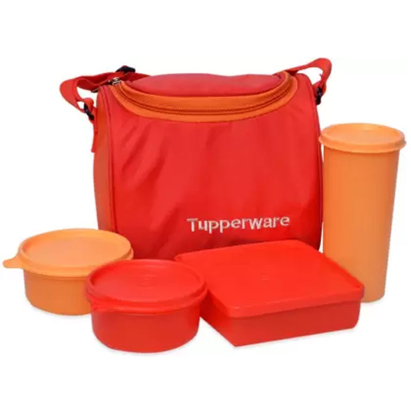 Tupperware Best 4 Containers Lunch Box