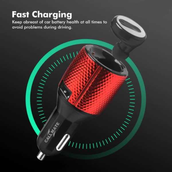 V8 Car Charger with Magnetic Bluetooth Wireless Headset