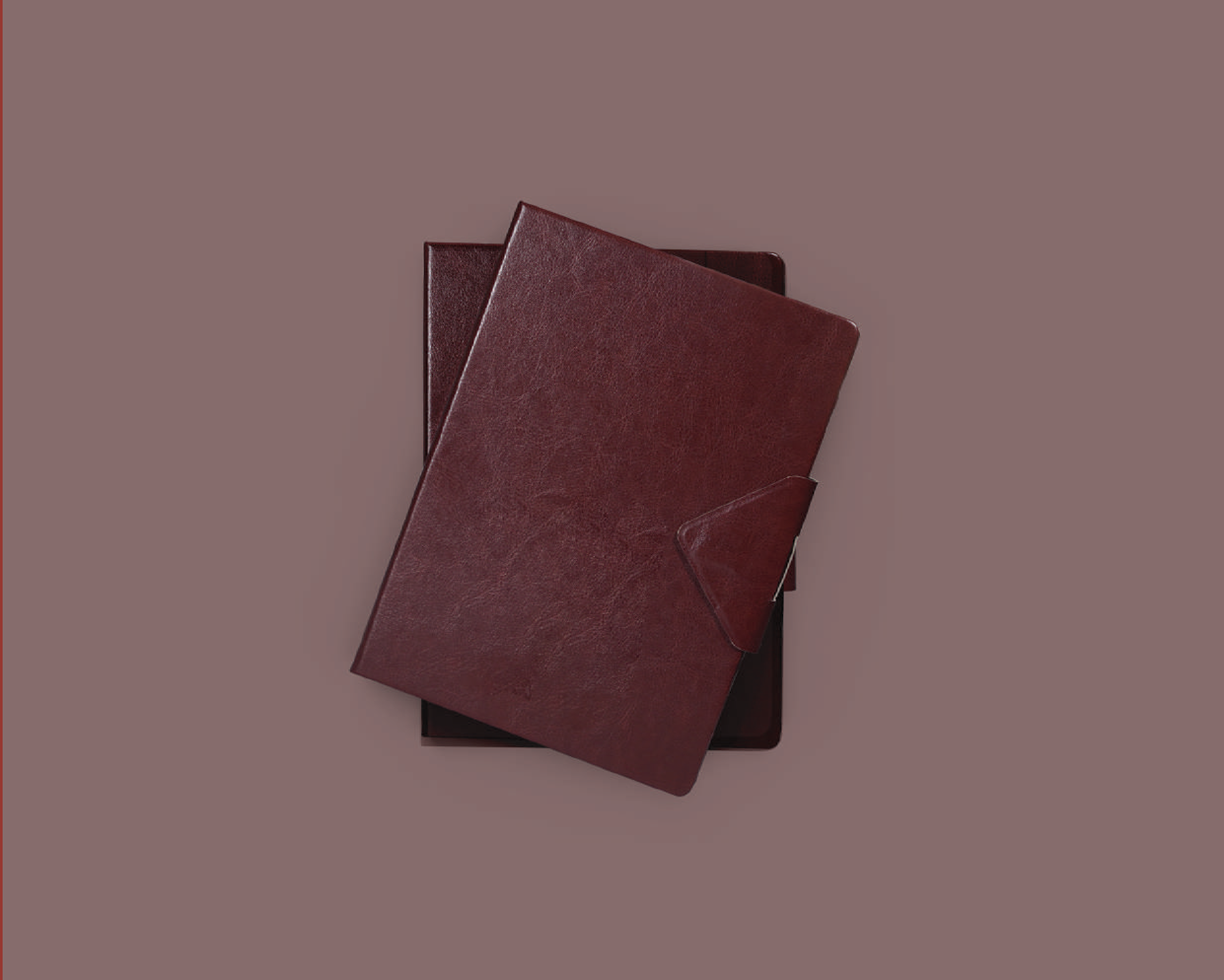 Vegan Leather Diary with Magnet Lock