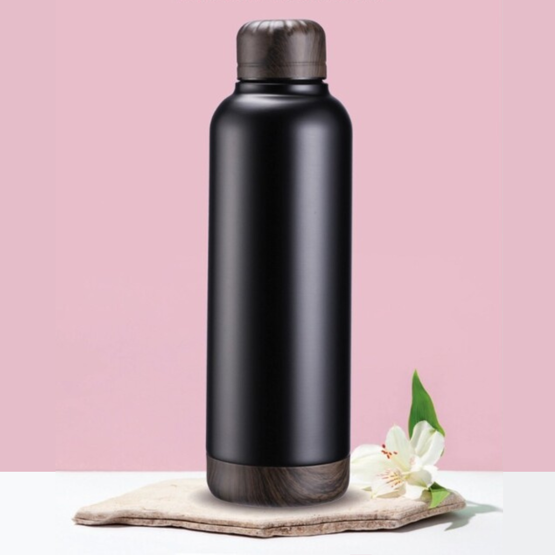 Walnut Hot and Cold Sports Bottle