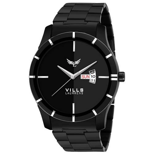 Amazing Black Day and Date Series Watch for Men and Boys