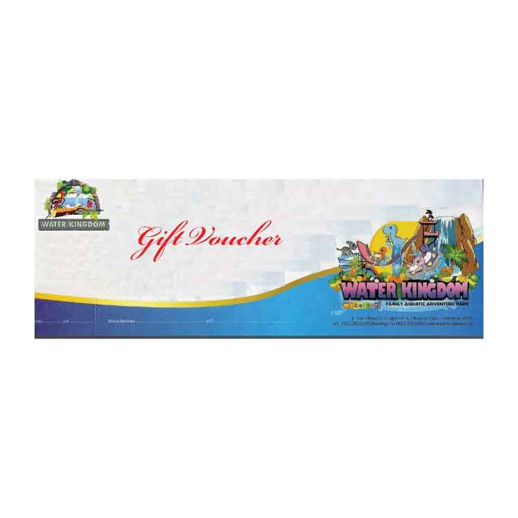 Water Kingdom Gift Voucher RS 500