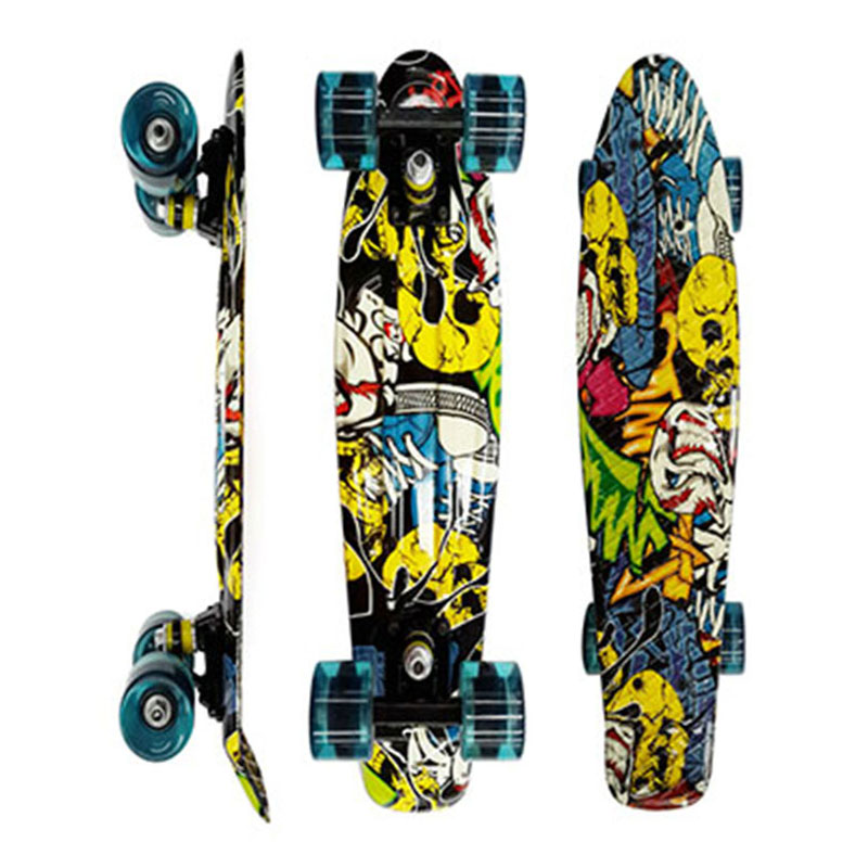 Water Transfer Print Style Fish Skateboard