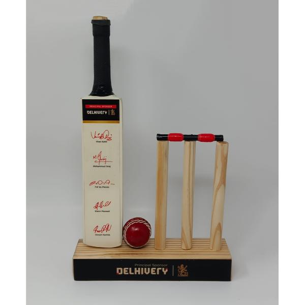 Autographed Cricket Miniature