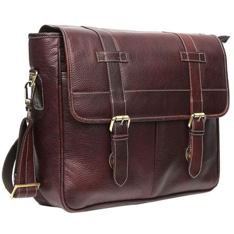 WildHorn Leather Laptop Messenger Bag