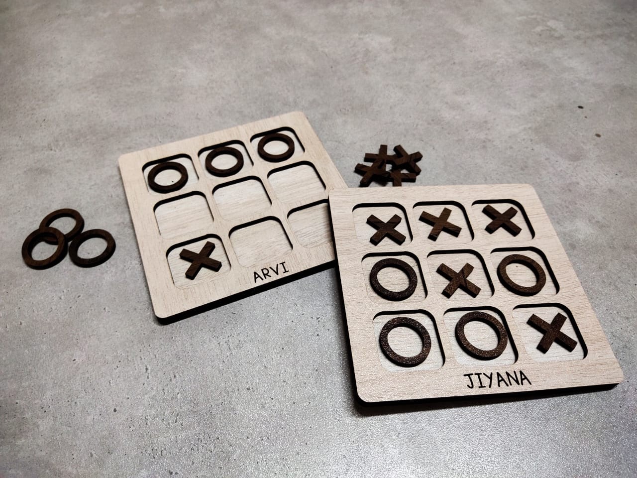 Wooden Board Game X & Zero