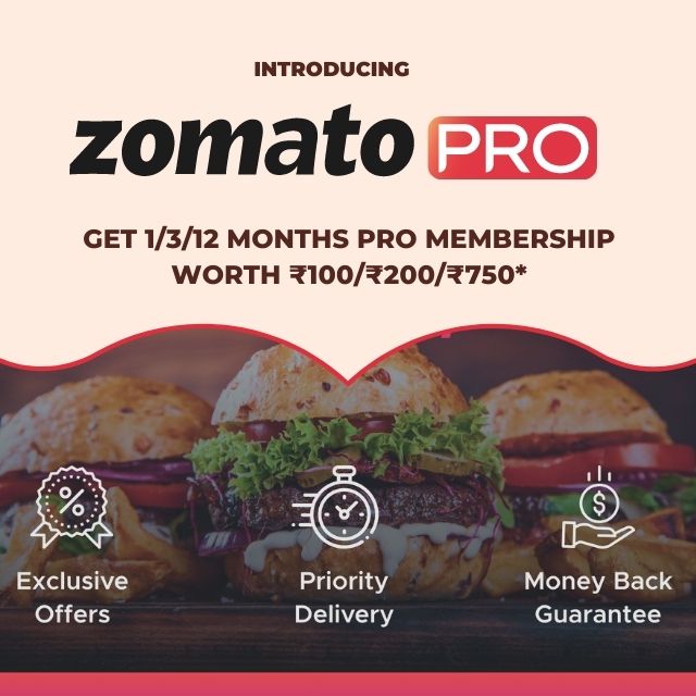 Zomato Pro Membership 