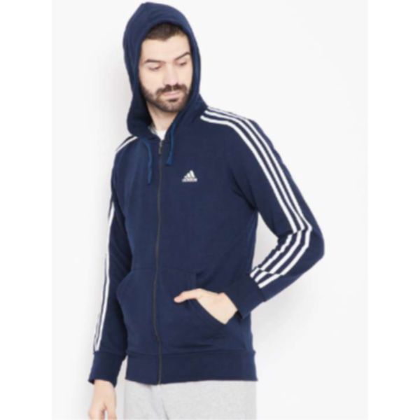 Adidas Hoodie Jacket Navy