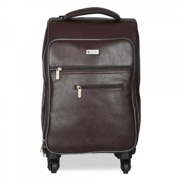 Carthorse Classy Brown Business Travel Trolley Bag 